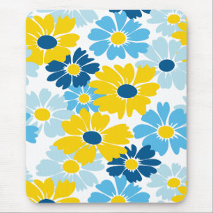 Solskenbar Daisy för Blå himmel-blooming Musmatta