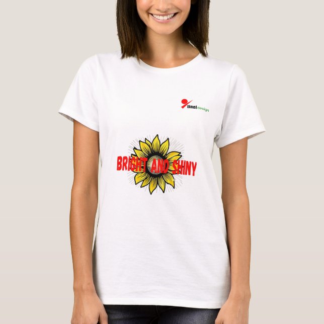 "Solskenblommor T-Shirt - Strålningsposition (Framsida)