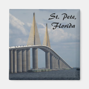 Solskenet Skyway överbryggar den Florida Magnet