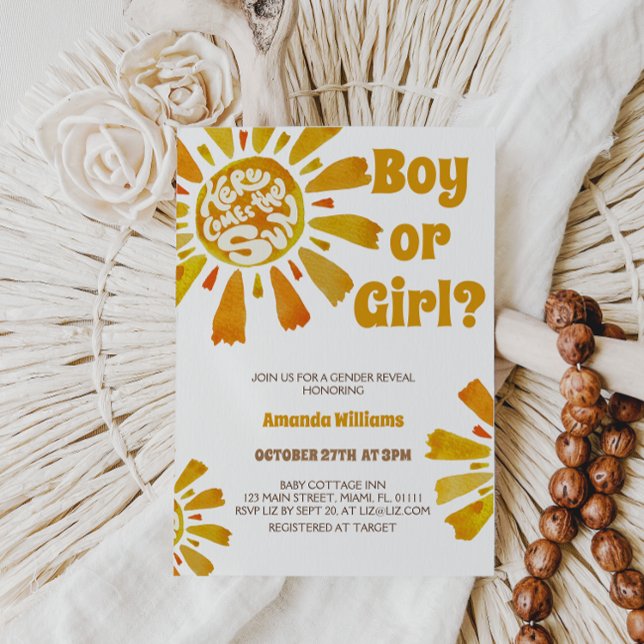 Solskenet visar här Genderna Sol. Inbjudningar (Skapare uppladdad)