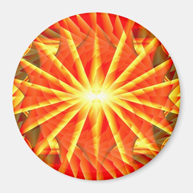 Solskens kula..... magnet (Framsidan)