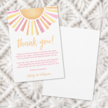Solskens Rosa Solbarn Babyshower
