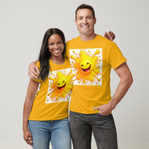 Solskens Smil: Explosion Av Glädje T Shirt