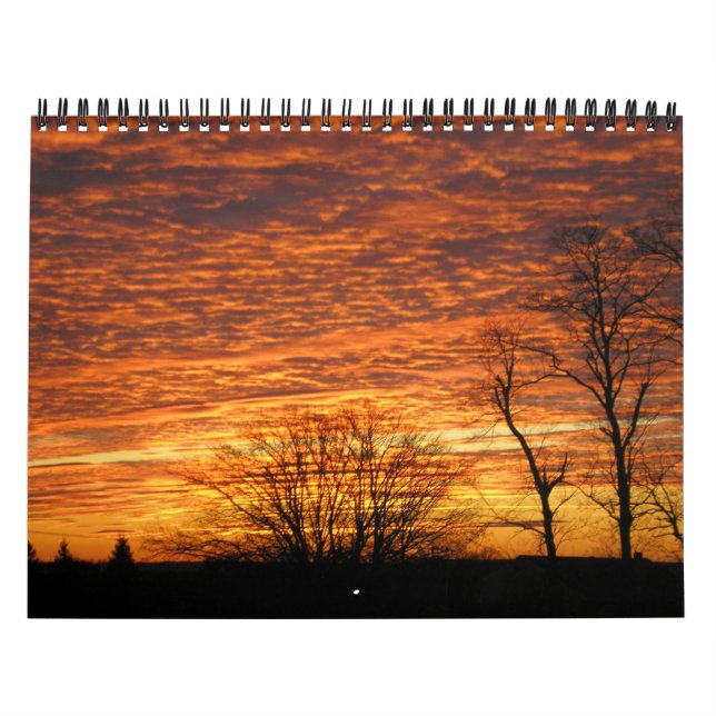 Solskensar och solnedgångar kalender (Omslag)