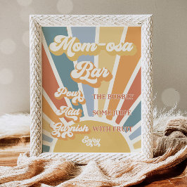 Solskensbabyskor här Komen Son Mamma-osa Pub Poster