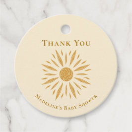 Solskensbabyskor, Tack Märkre Gåvor Etiketter