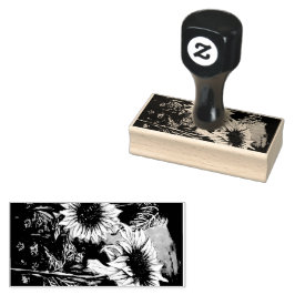 Solskensblomning Stämpel
