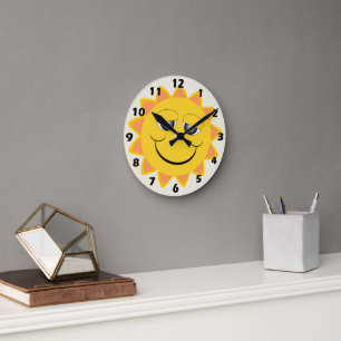 Solskensdesign Rund Klocka