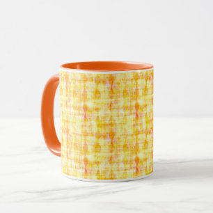 Solskensens gult och orange mugg