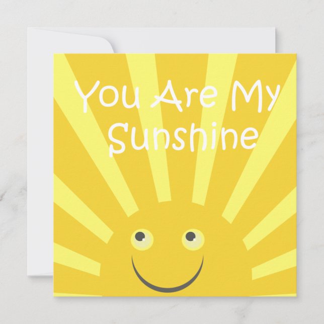 SolskensFödelsedagsfest Inbjudningar (Framsida)