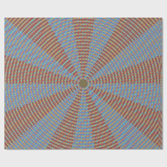 Solskensmönster  presentpapper (Platt)