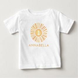 Solskensneutral Första födelsedag T Shirt