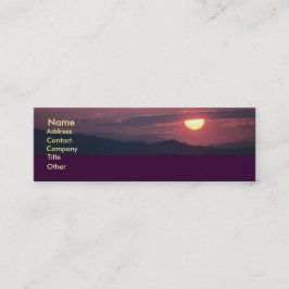 Solskensprofilkort Mini Visitkort