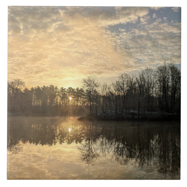 Solskensreflektioner Kakelplatta (Framsidan)