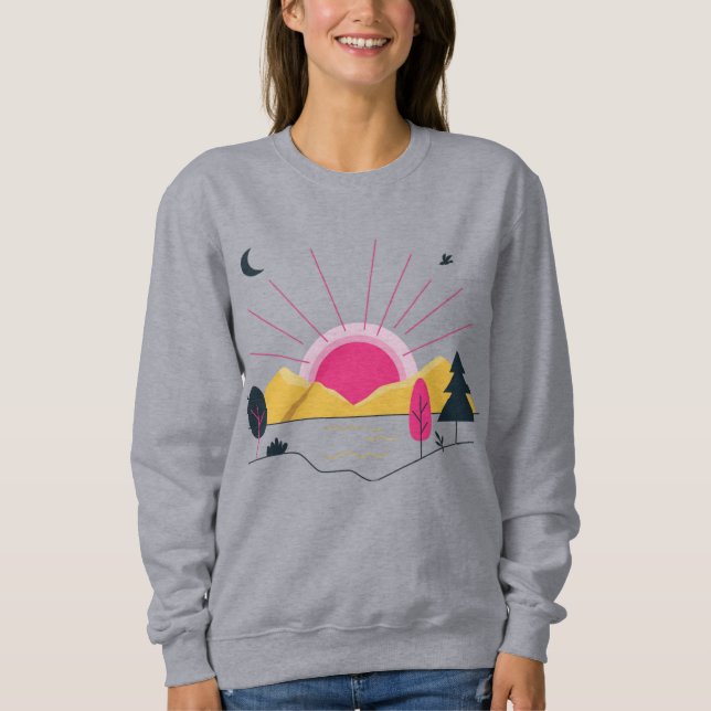 Solskensskjortor (mode-T-shirts) T Shirt (Framsida)