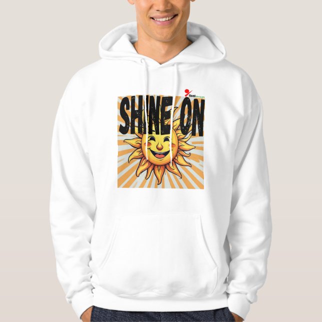 Solskenssmil Mysig Tröja Hoodie (Framsida)