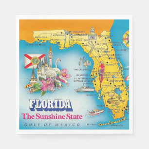 Solskensstaten - Florida Pappersservett