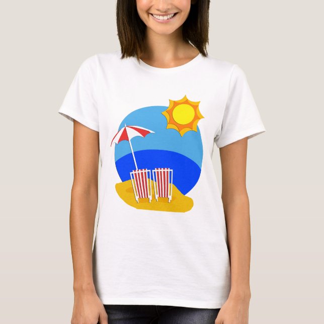 Solskenstranddag Tee (Framsida)