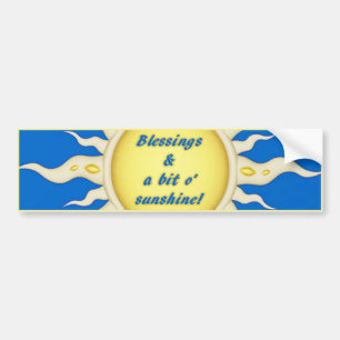 Solskenvälsignelsebildekal Bildekal