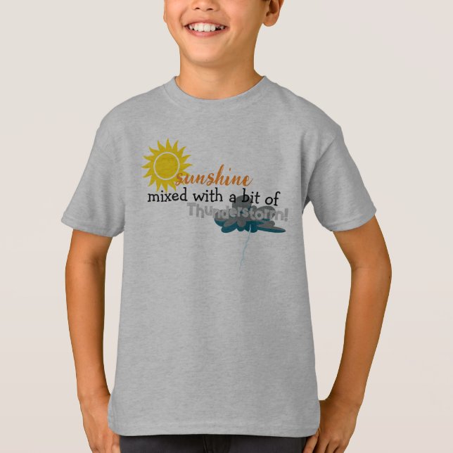"Solskin blandad.." T-Shirt (Framsida)