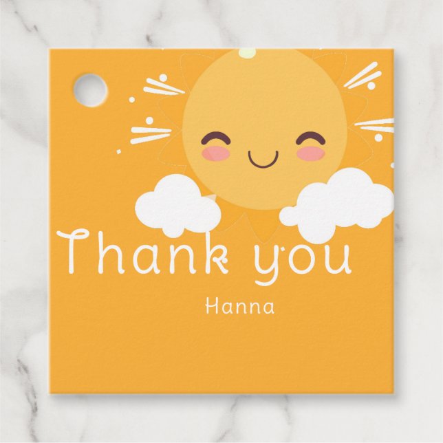 Solskin Gåvor Etiketter (Framsida)