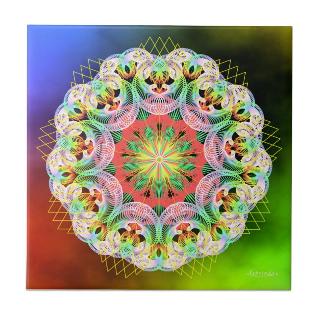 Solskin inom kakelplatta (Framsidan)