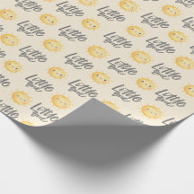 Solskin Little One Baby Shower Wrapping Papper