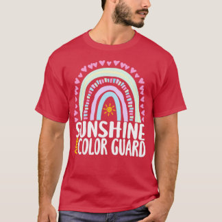 Solskin och Färg Guard Cute Rainbow Graphic for T Shirt