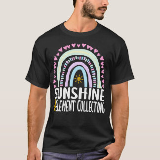 Solskin och Inslag som samlar in Cute Rainbow Gift T Shirt