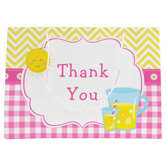 Solskin och Lemonade Rosa och Gult Babykläder (Framsidan)