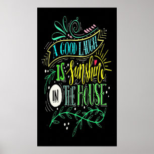 Solskin och skratt poster