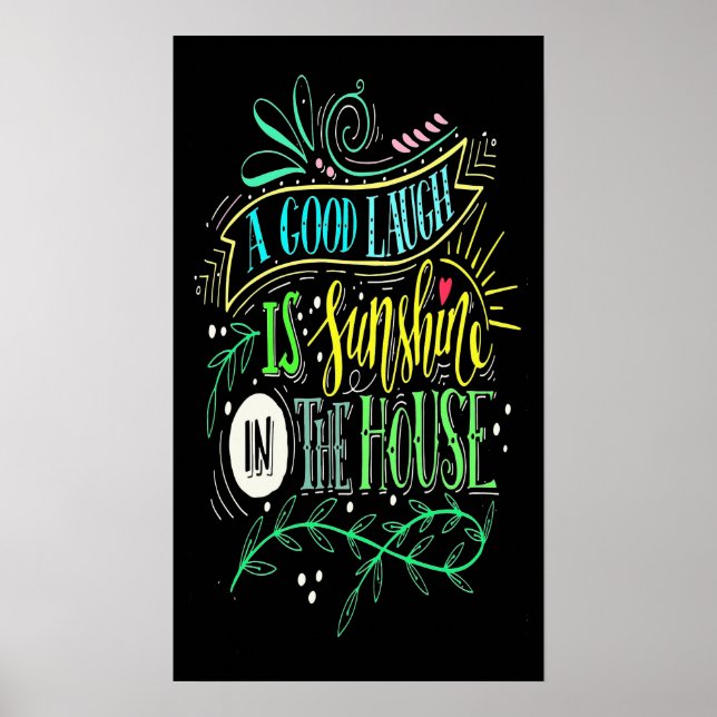 Solskin och skratt poster (Framsidan)