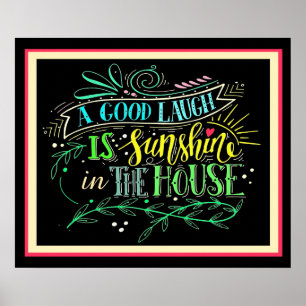 Solskin och skratt Poster