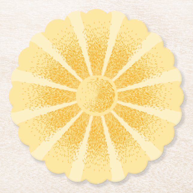 Solskin Underlägg Papper (Framsida)