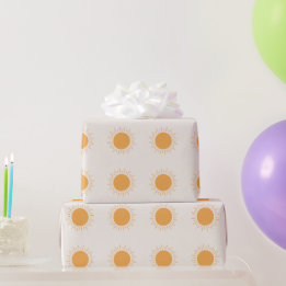 Solskine Boho Gult Kuvert Liner Presentpapper