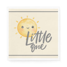 Solskine Little One Baby Shower Papper