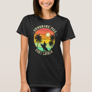 Solskine Pill Port Lavaca Summer Texas Tropical BE T Shirt