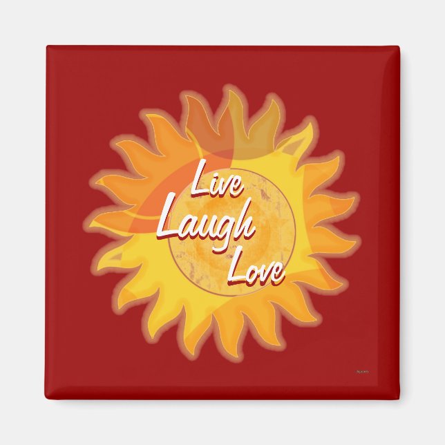 Solskine Red Magnet (Framsidan)