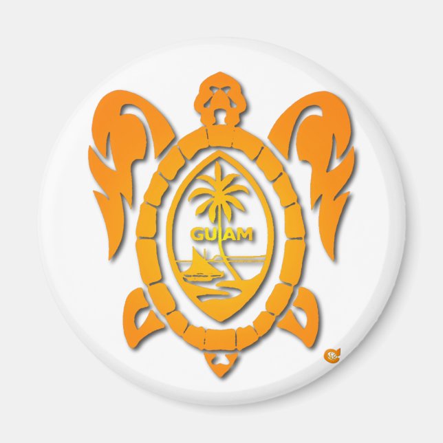 Solsköldpadda Magnet (Framsidan)