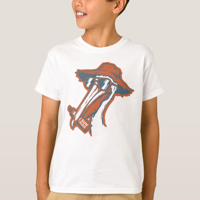 Solskyddad pelikan t shirt (Framsida)