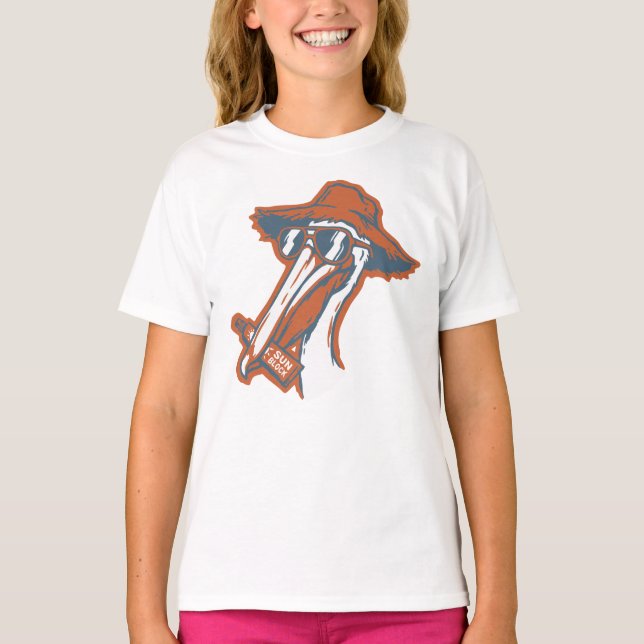 Solskyddad pelikan t shirt (Framsida)