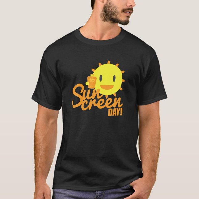 Solskyddsdagen log Sol T Shirt (Framsida)