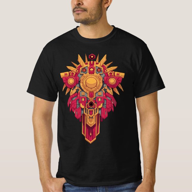 Solskyddsemblemets strålningssymmetri t shirt (Framsida)
