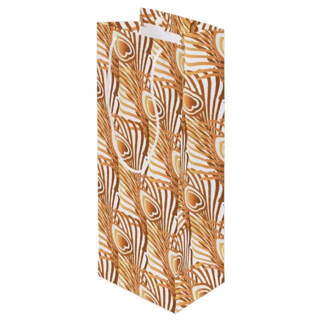 Solskyddsfjädrar, art nouveau-design (Baksidan Vinklad)