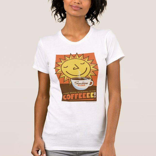 Solskyddskaffe T-shirt (Framsida)