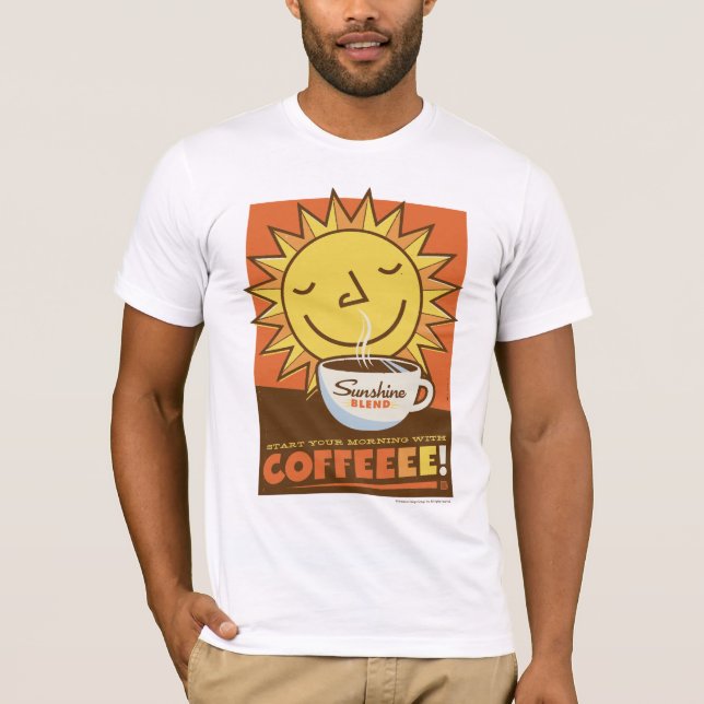 Solskyddskaffe T-shirt (Framsida)