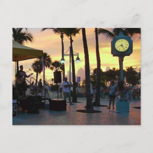 Solskyddskort - Times Square Fort Myers Beach Vykort