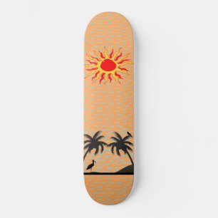 Solskyddsmedel Mini Skateboard Bräda 18,5 Cm
