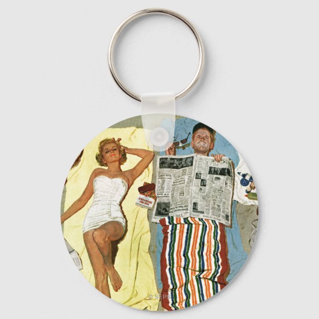 Solskyddsmedel? Nyckelring (Framsida)