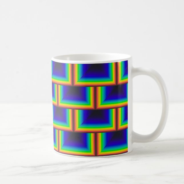 Solspektrumkvadratvågor Kaffemugg (Höger)